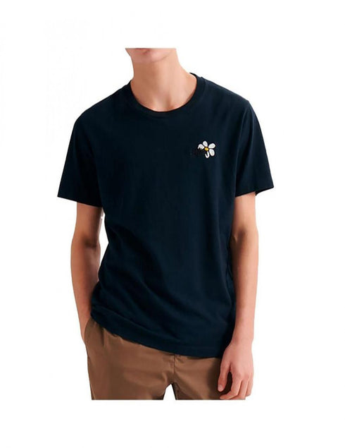 Loreak Mendian Margarita Navy Man T -shirt