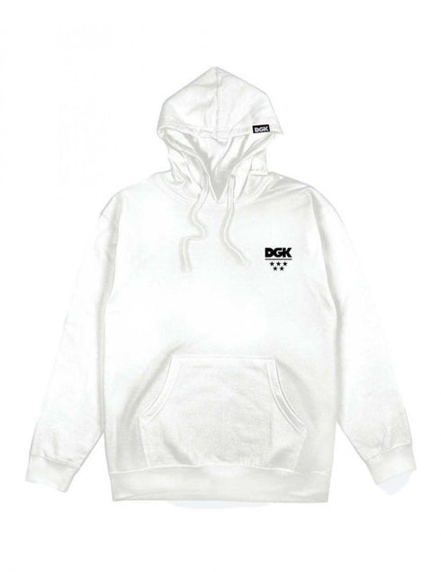 DGK ALL STAR Mini Logo Hooded Fleece Whit Sweatshirt
