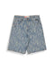 Grimey Bermudas Droppin Science Jacquard Baggy Denim Shorts