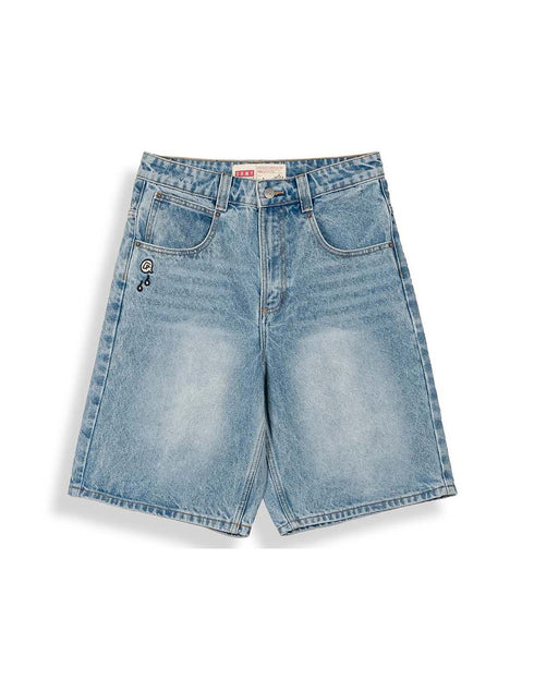 Grimey Bermudas Stardust Baggy Denim Shorts