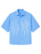 Camisa Crop Baby Blue