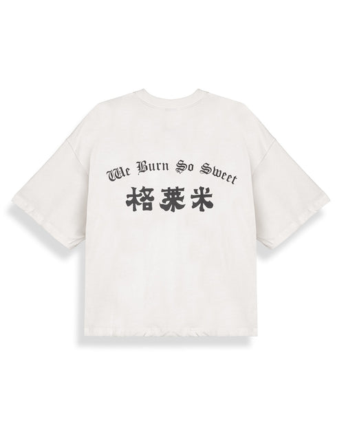 Grimey Hans Island Boxy Tee Crema