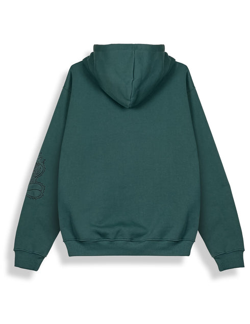 Grimey Sho Nuff Regular Hoodie Petrol Green