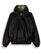 Grimey Chaqueta Odd Cutlass Hooded PU Leather Negro