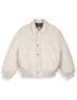 Grimey Hans Island PU Leather Jacket Crema