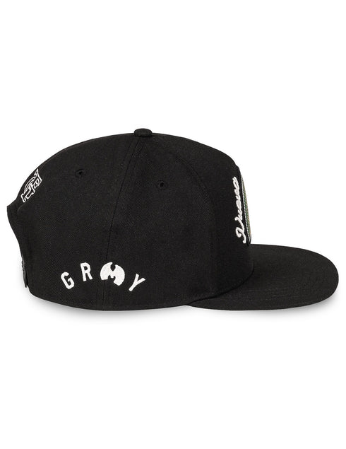 Grimey Tical X Grimey Snapback Cap Negro